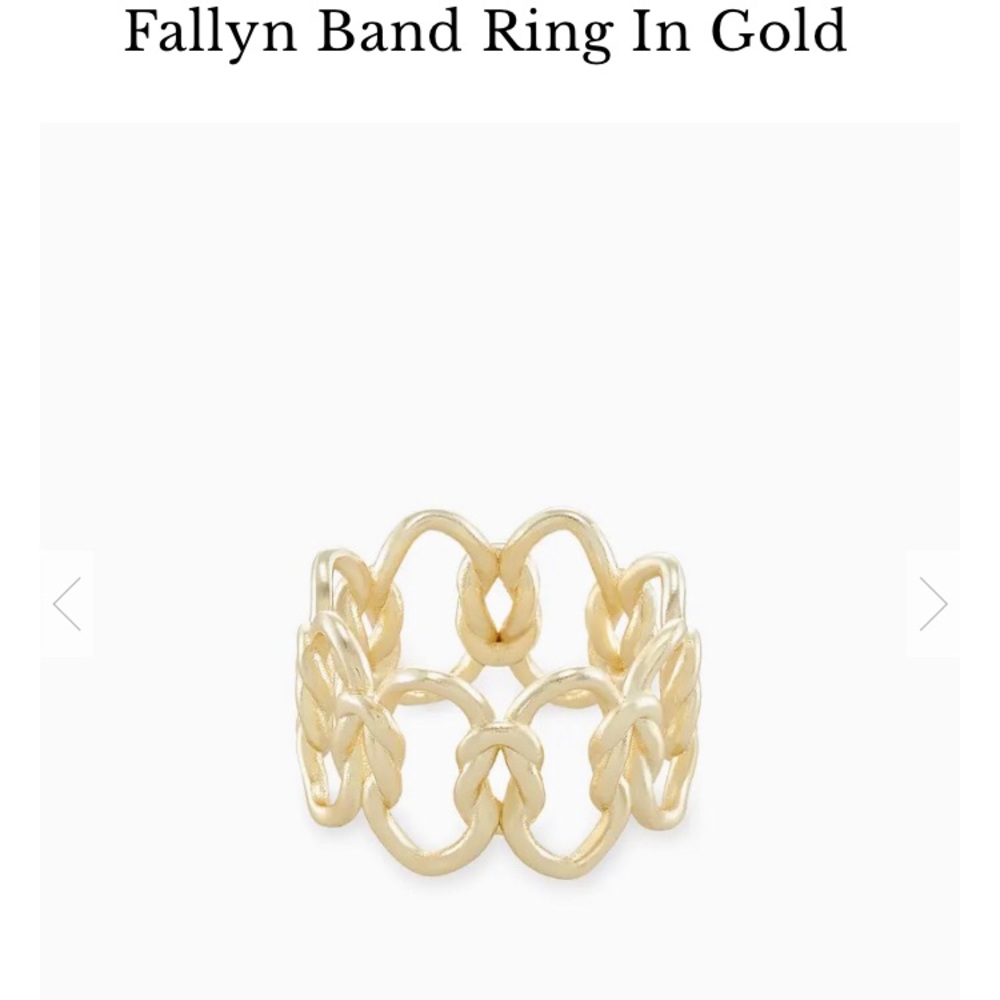 Kendra Scott Fallyn Ring in Gold- NWT
